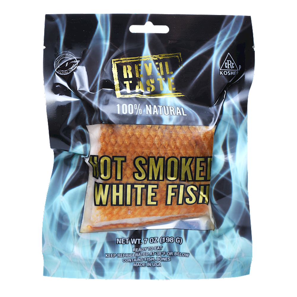 Hot Smoked White Fish Chunk – 7 oz (198 gr)